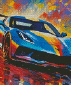 Fast Car Art Diamond Painting