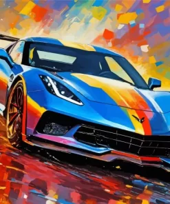 Fast Car Art Diamond Painting