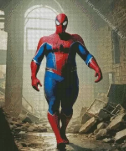 Fat Spiderman Diamond Painting