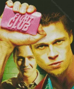 Fight Club Brad Pitt Diamond Painting