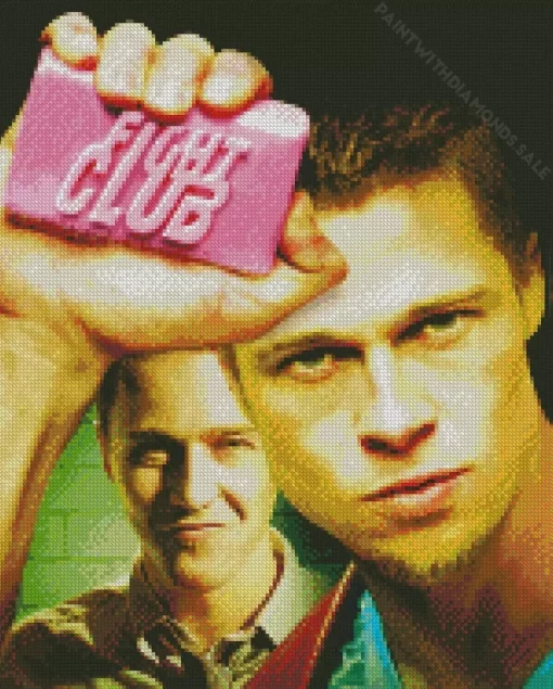 Fight Club Brad Pitt Diamond Painting