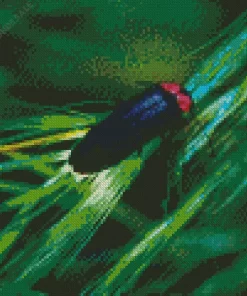 Firefly Glowing At Night Diamond Painting