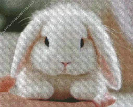 Fluffy Rabbit Diamond Painting