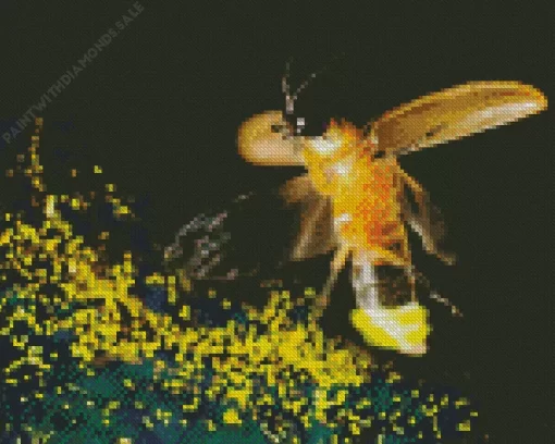 Flying Firefly Diamond Painting