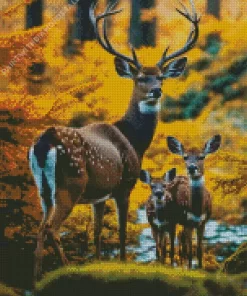 Forest Deers Diamond Painting