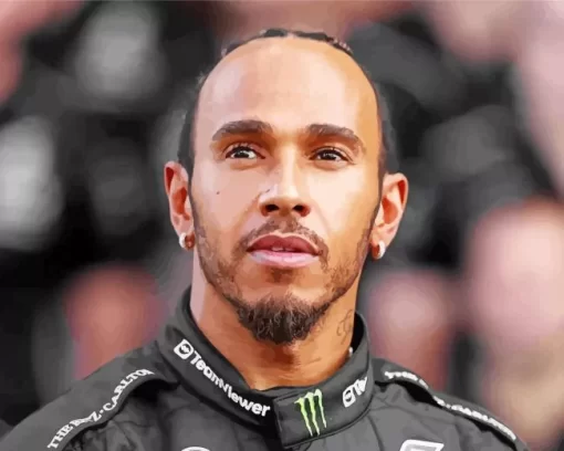 Formula Driver Lewis Hamilton Diamond Painting