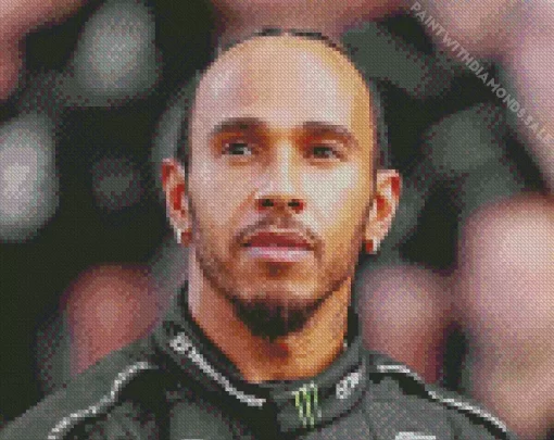 Formula Driver Lewis Hamilton Diamond Painting