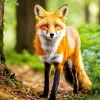 Fox In Forest Diamond Painting