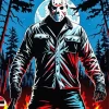 friday the 13th Jason character Diamond Paints