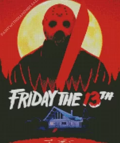 friday the 13th horror movie Diamond Dotz