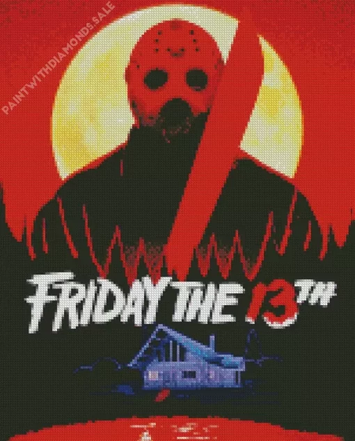 friday the 13th horror movie Diamond Dotz