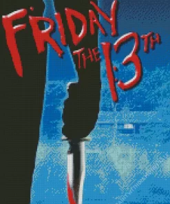 friday the 13th movie poster Diamond Dotz