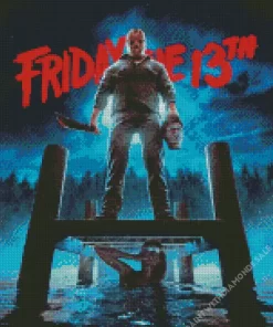 friday the 13th poster Diamond Dotz