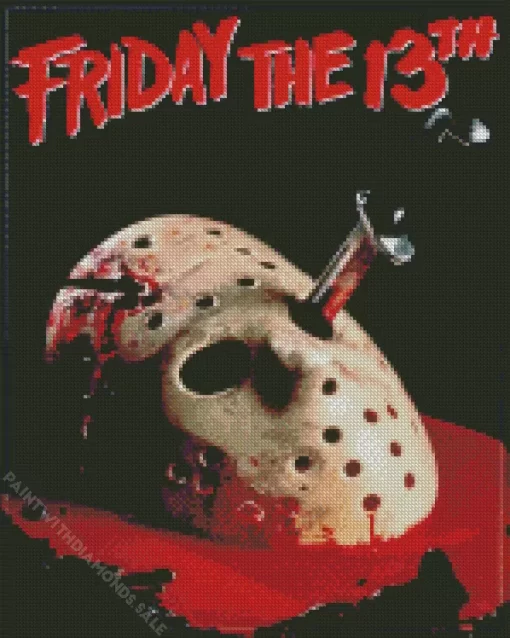 friday the 13th poster Diamond Dotz