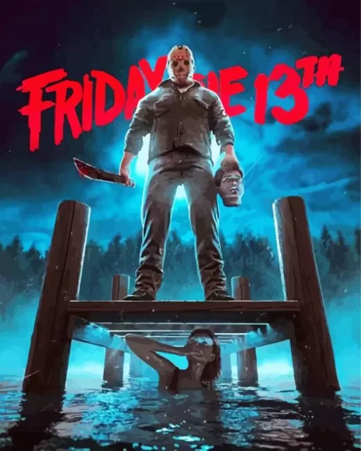 friday the 13th poster Diamond Paints