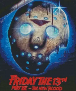 friday the 13th the new blood poster Diamond Dotz