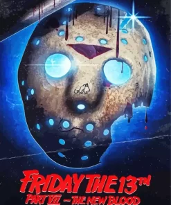 friday the 13th the new blood poster Diamond Paints