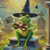 Frog Playing Violin Art Diamond Painting