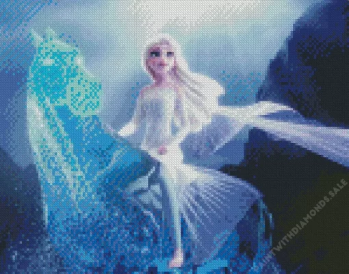 Frozen Elsa And Nokk Art Diamond Painting