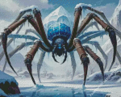 Frozen Giant Spider Diamond Painting