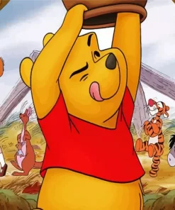 Funny Winnie The Pooh Diamond Painting