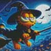 Garfield Halloween Diamond Paintings