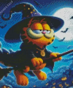 Garfield Halloween Diamond Paintings