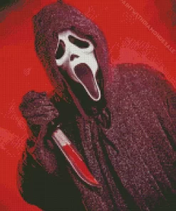 ghostface scream Diamond Dotz