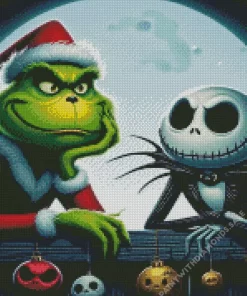 Grinch And Jack Diamond Paintings