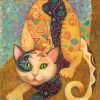 Gustav Klimt Cat Diamond Paintings