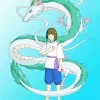 Haku And Chihiro Spirited Away Diamond Painting