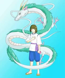 Haku And Chihiro Spirited Away Diamond Painting