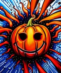 Spooky Pumpkin Diamond Paintings