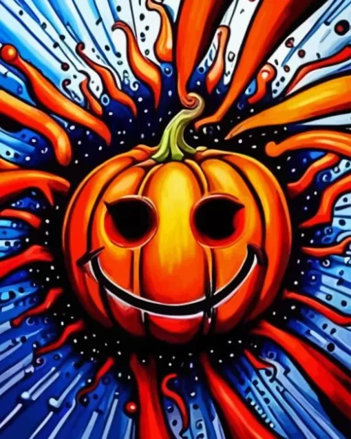 Spooky Pumpkin Diamond Paintings