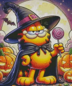 Halloween Garfield Diamond Paintings