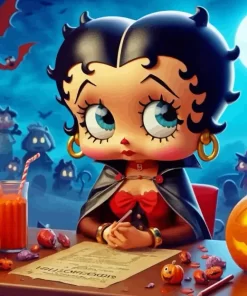 Halloween Betty Boop Diamond Paintings