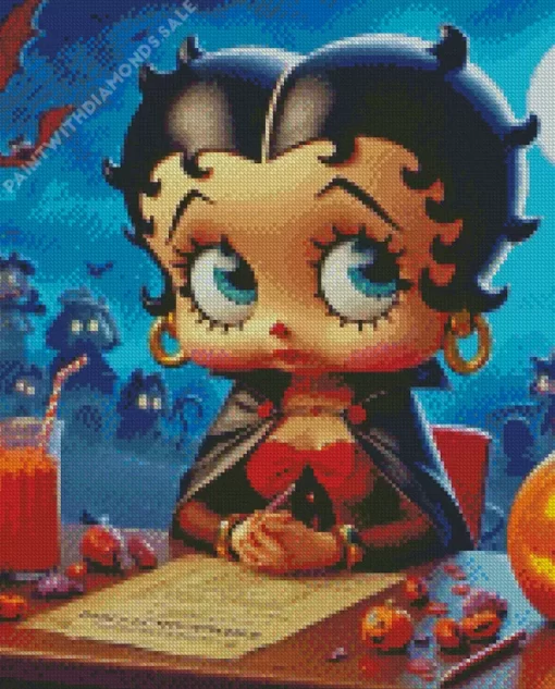 Halloween Betty Boop Diamond Paintings