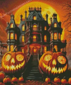 Halloween Castle Diamond Paintings