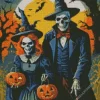 Halloween Couple Diamond Paintings