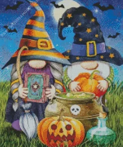 Halloween Dwarfs Diamond Paintings