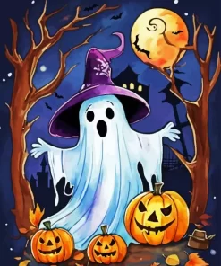 Halloween Ghost Art Diamond Paintings