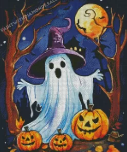 Halloween Ghost Art Diamond Paintings