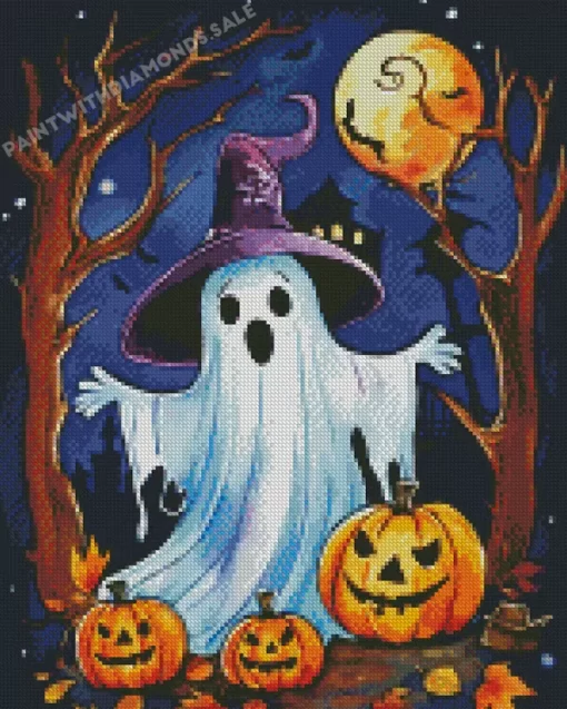 Halloween Ghost Art Diamond Paintings