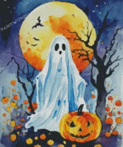 Halloween Ghost Art Diamond Paintings