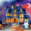 Halloween Ghost House Diamond Paintings