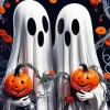 Halloween Ghosts Art Diamond Paintings