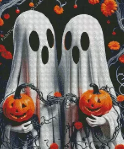 Halloween Ghosts Art Diamond Paintings