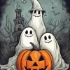 Halloween Ghosts Diamond Paintings