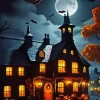 Halloween House Diamond Paintings