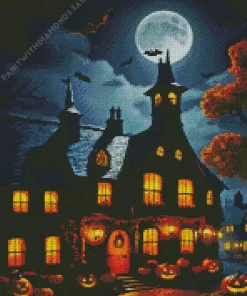 Halloween House Diamond Paintings